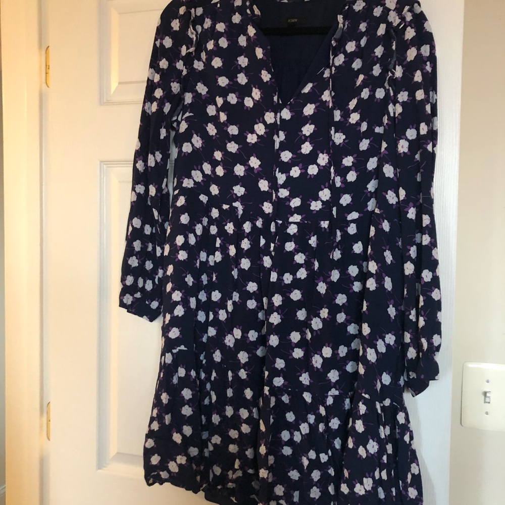 J Crew Floral Baby Doll Dress